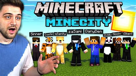 Orasul YOUTUBERILOR pe Minecraft ! Noul SMP ! .